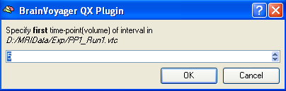 The GCMPlugin interval begin dialog